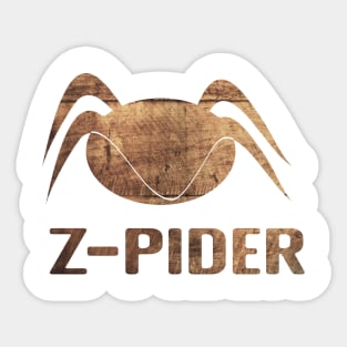 spider at tree vintage Sticker